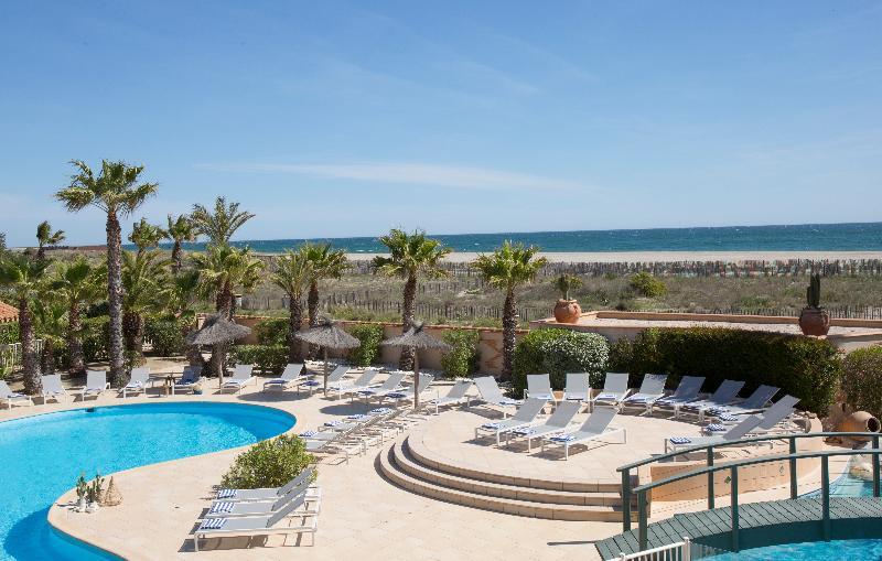 Les Bulles De Mer - Hotel & Spa Sur La Plage Saint-Cyprien  Dış mekan fotoğraf