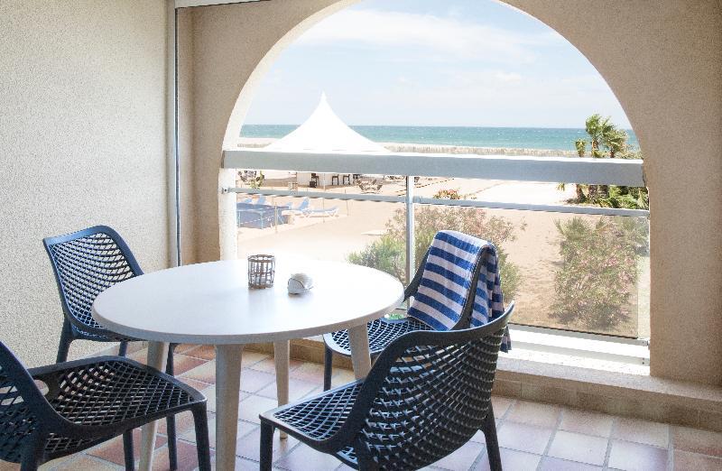 Les Bulles De Mer - Hotel & Spa Sur La Plage Saint-Cyprien  Dış mekan fotoğraf